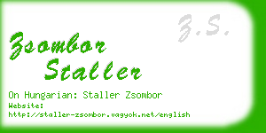 zsombor staller business card